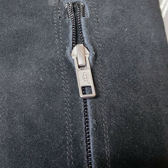 Ugg Tall Knee High Riding Boot Low Heel Black - Picture 7 of 8